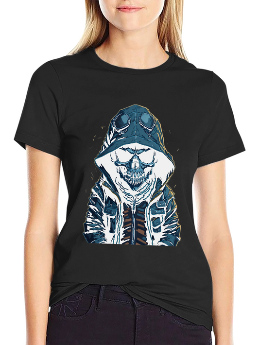 Skull Graphic Print Tee