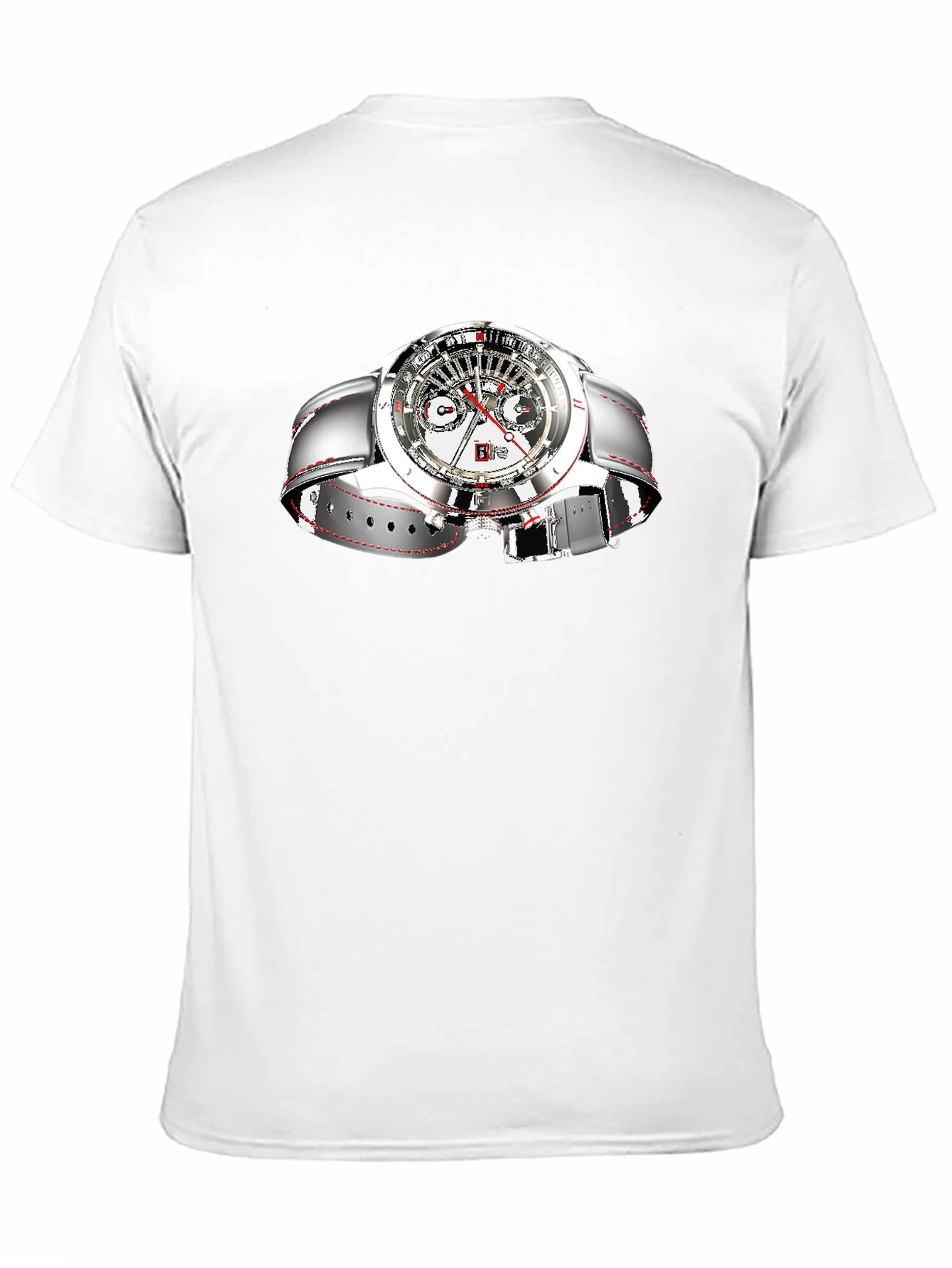 Stylish Black Watch Graphic Tee