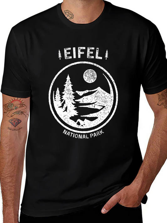 Eifel National Park Graphic Tee - Black Unisex T-Shirt