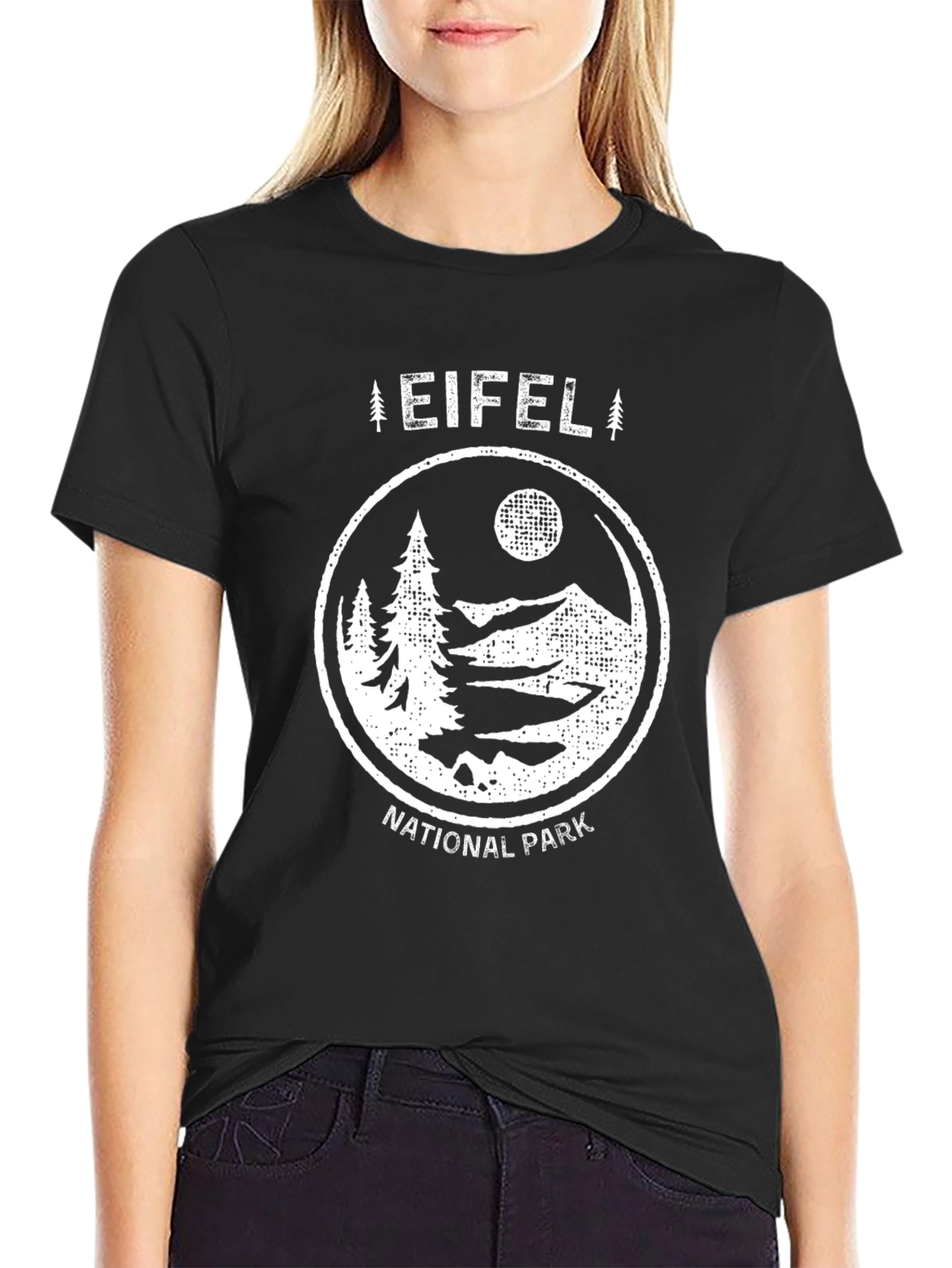 Eifel National Park Graphic Tee - Black Unisex T-Shirt