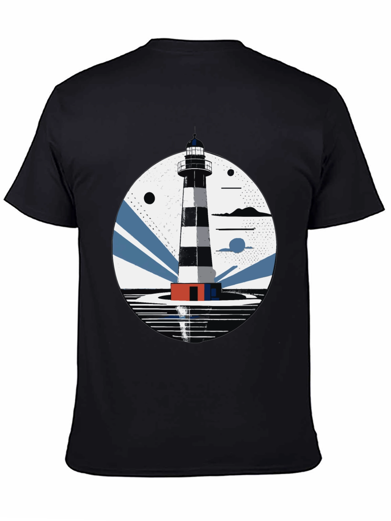 Lighthouse Graphic Tee - Nautical Style Shirt