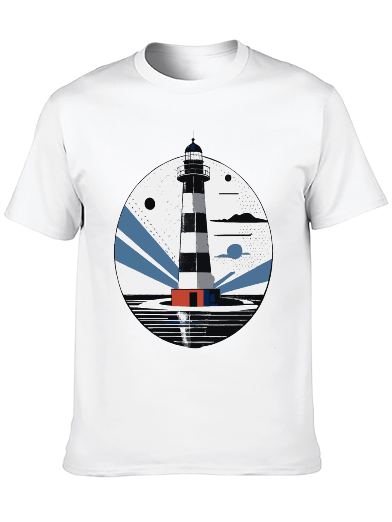 Lighthouse Graphic Tee - Nautical Style Shirt