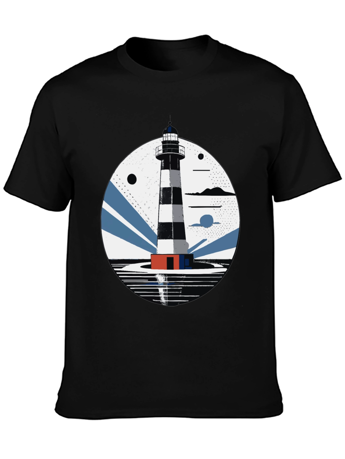 Lighthouse Graphic Tee - Nautical Style Shirt