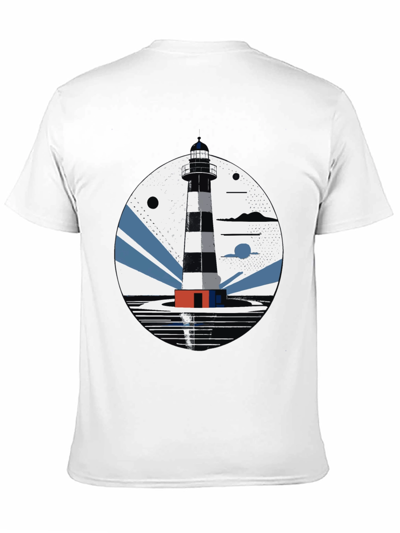 Lighthouse Graphic Tee - Nautical Style Shirt