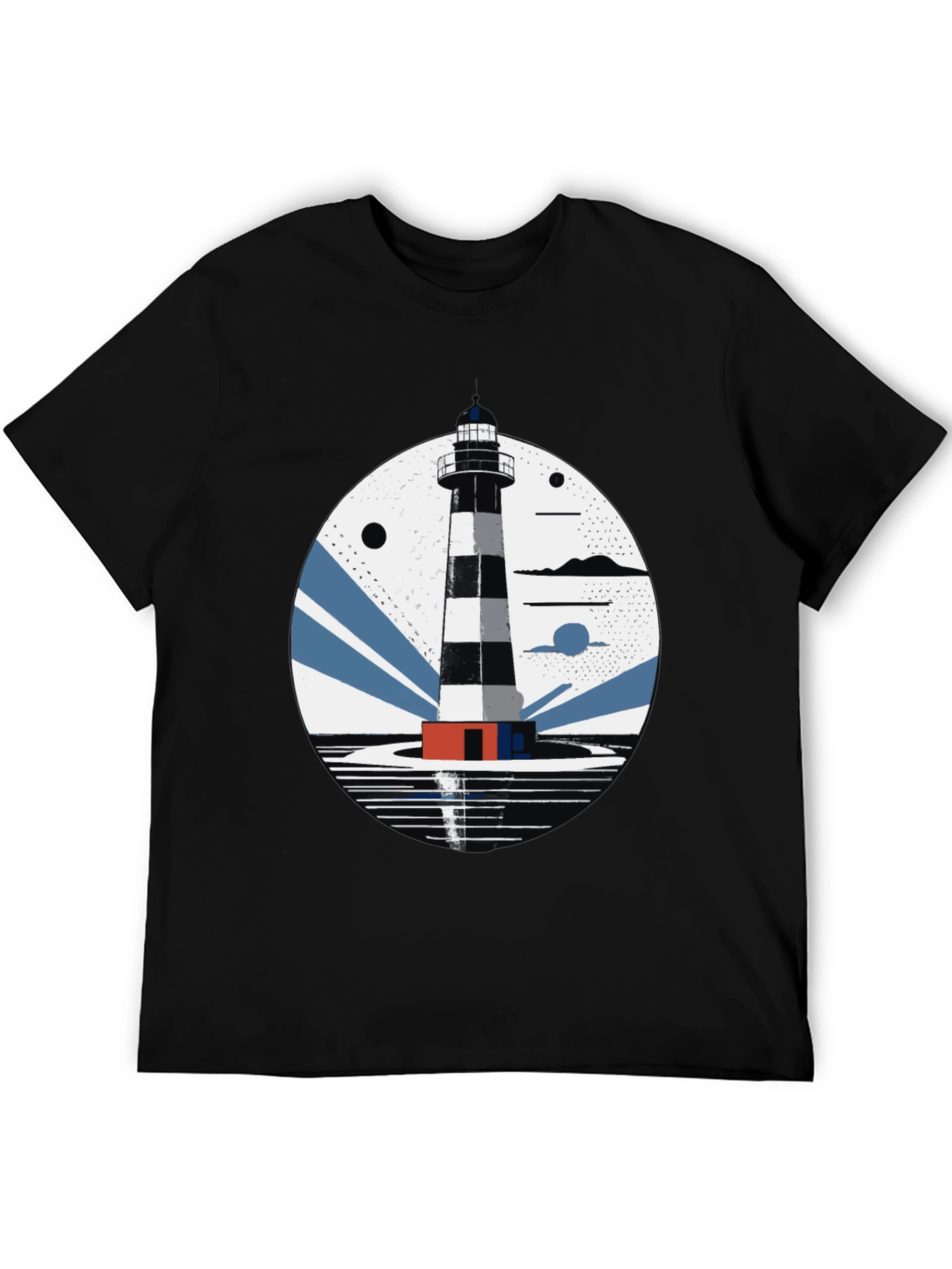 Lighthouse Graphic Tee - Nautical Style Shirt