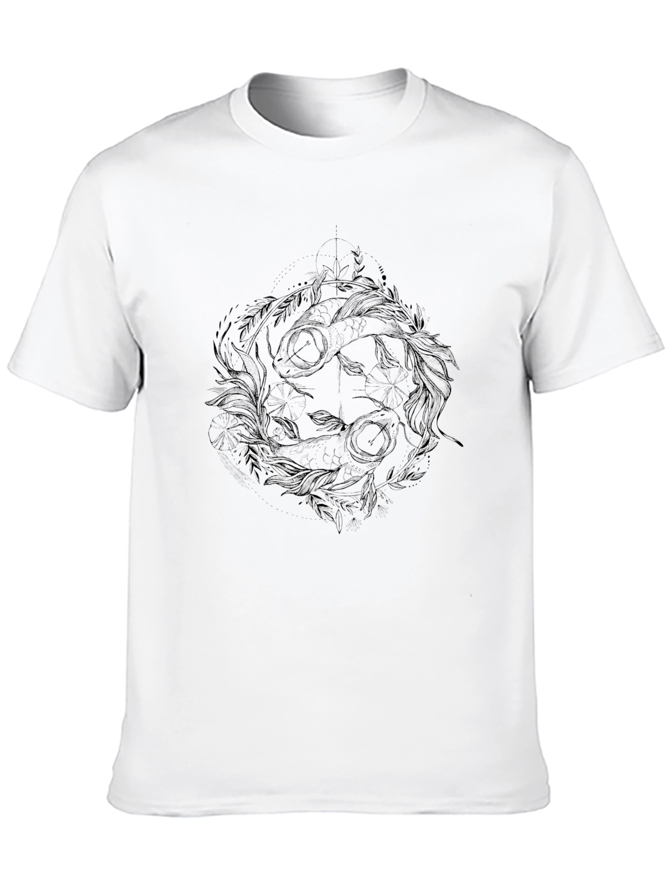 Mens Graphic Print Black T-Shirt
