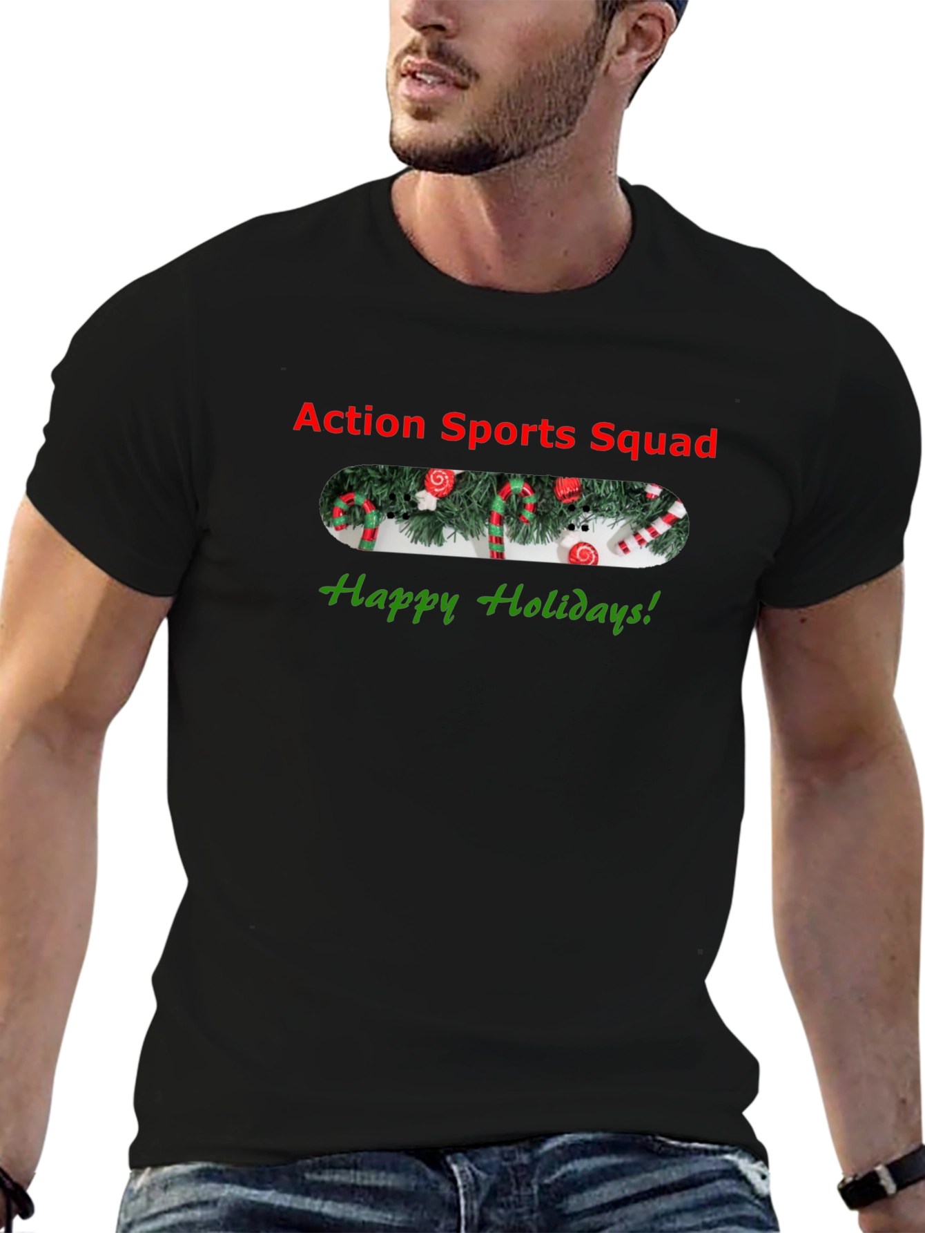 Action Sports Squad Happy Holidays T-Shirt