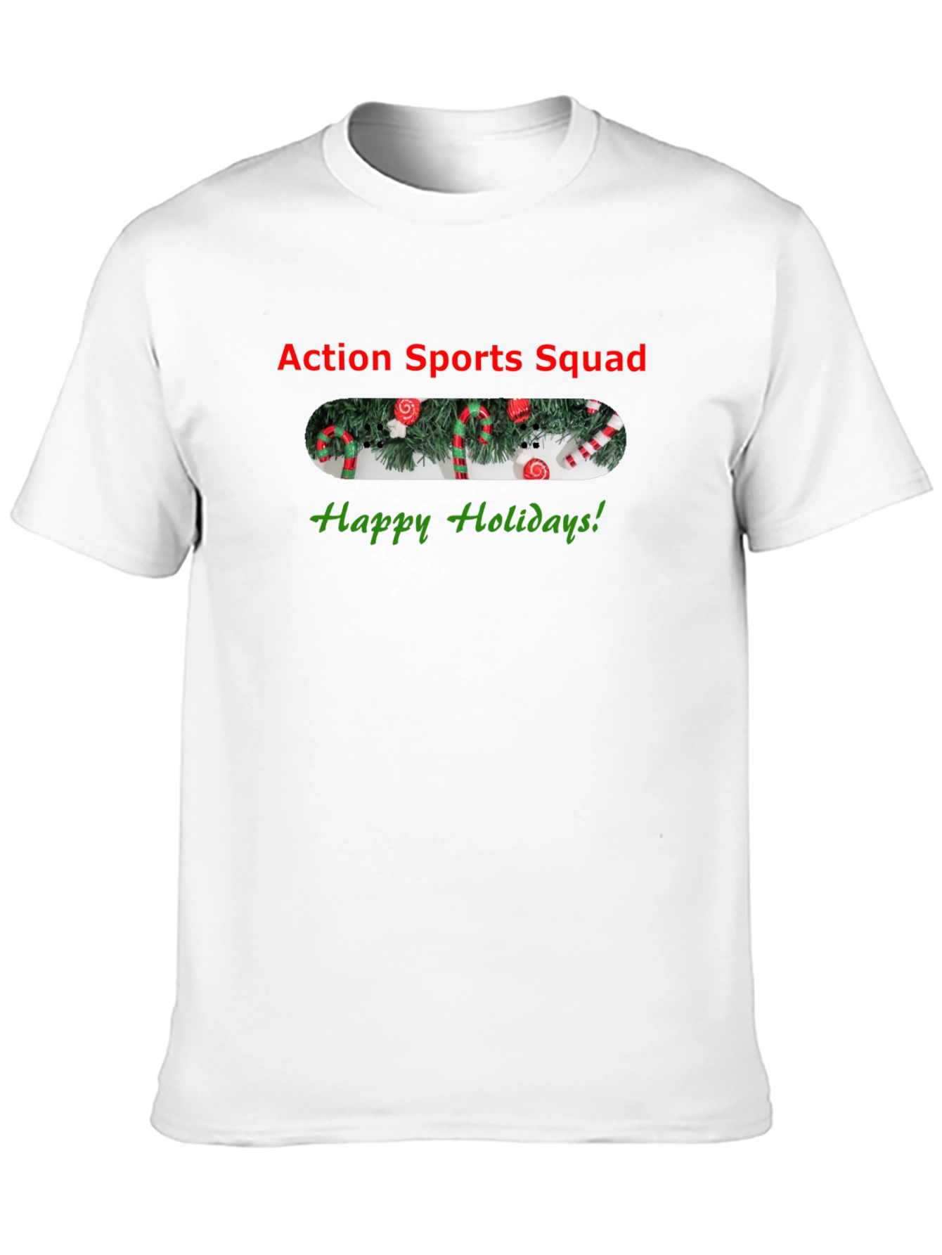 Action Sports Squad Happy Holidays T-Shirt