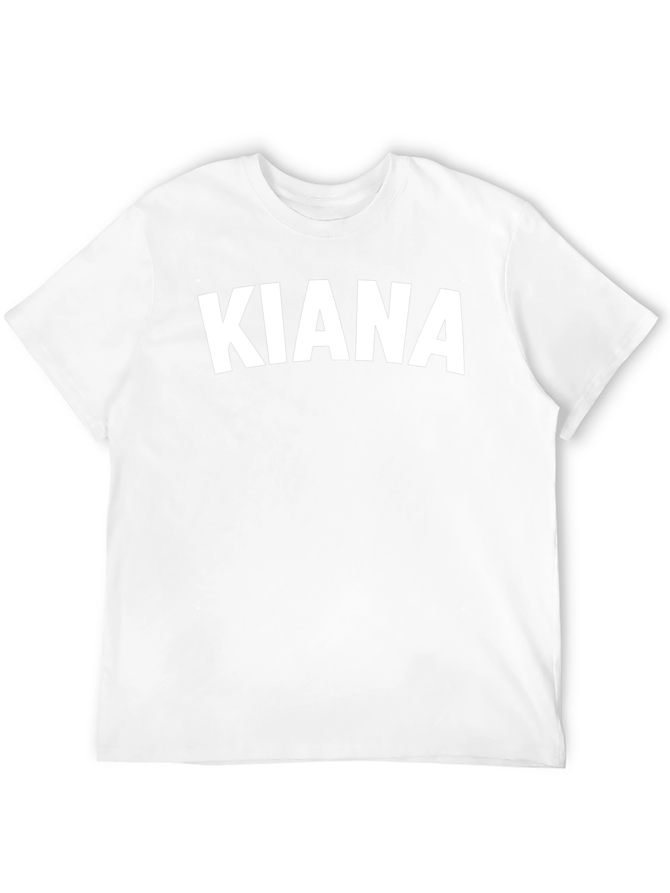 Kiana Black T-Shirt - Personalized Name Tee