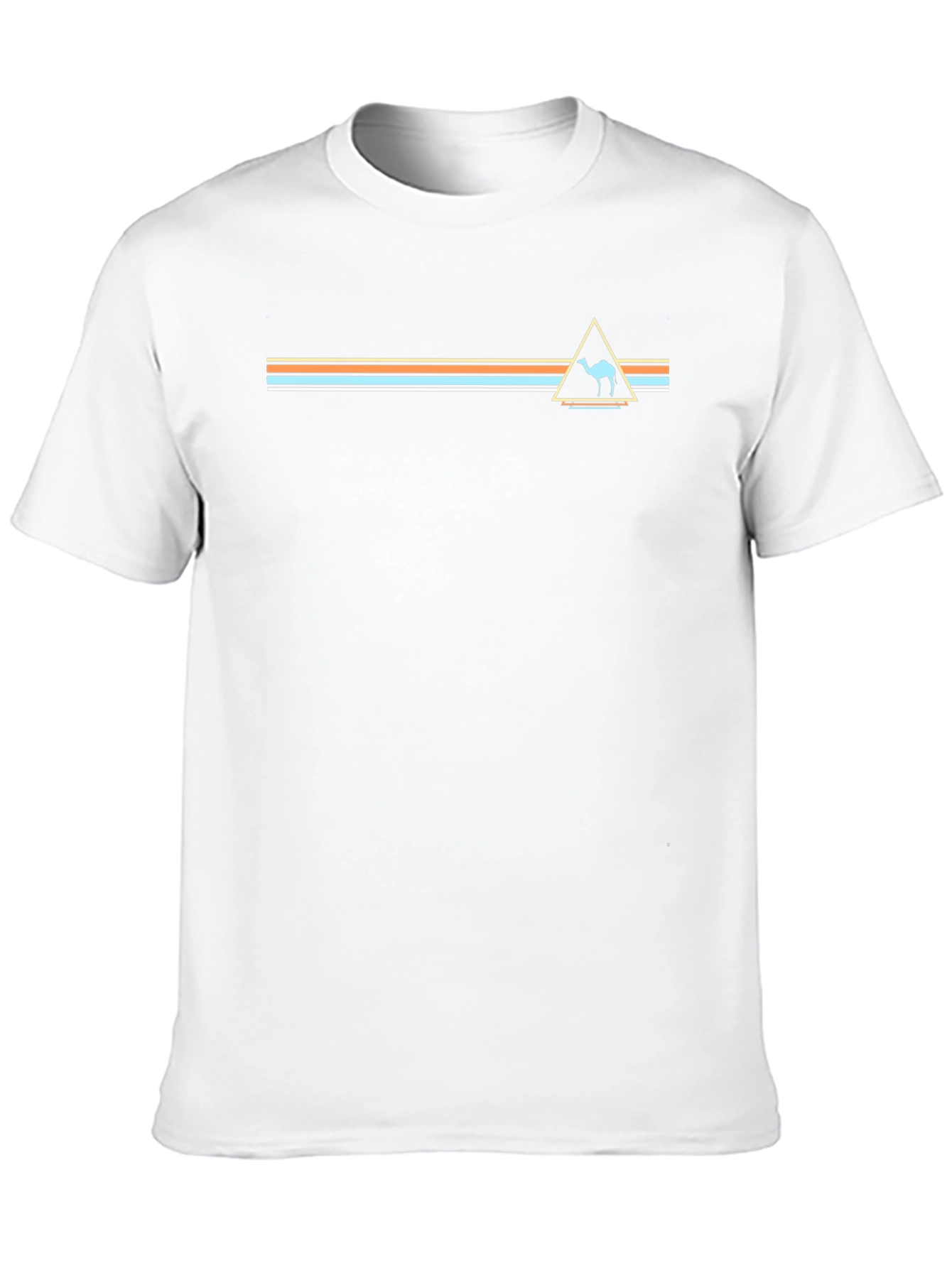 Retro Camel Graphic Black T-Shirt