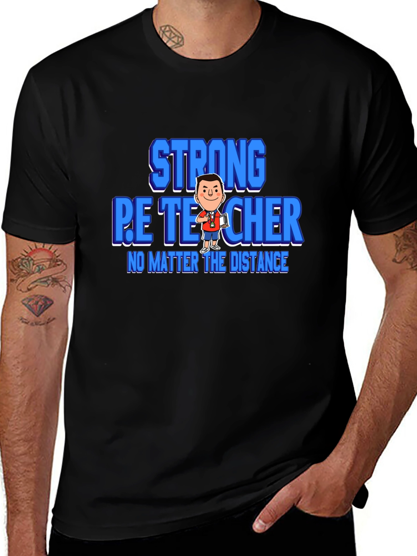 Strong P.E. Teacher T-Shirt