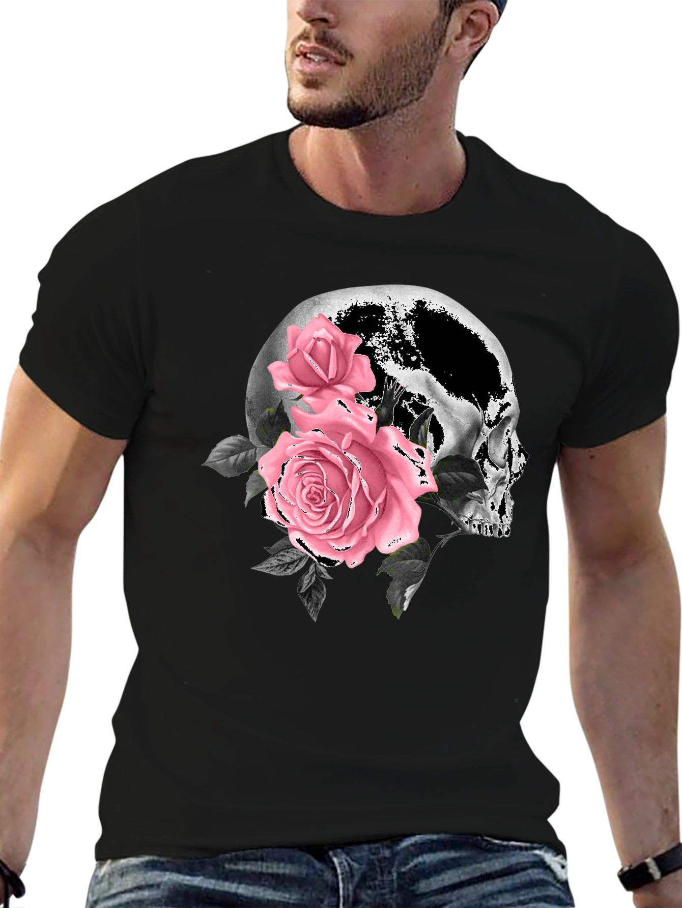 Skull & Roses Graphic Tee