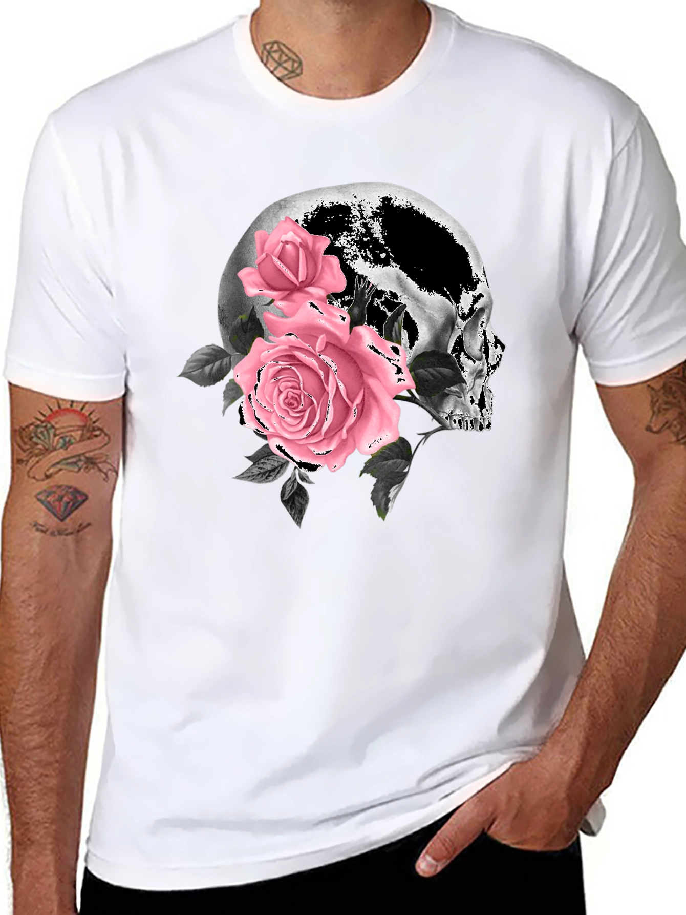 Skull & Roses Graphic Tee