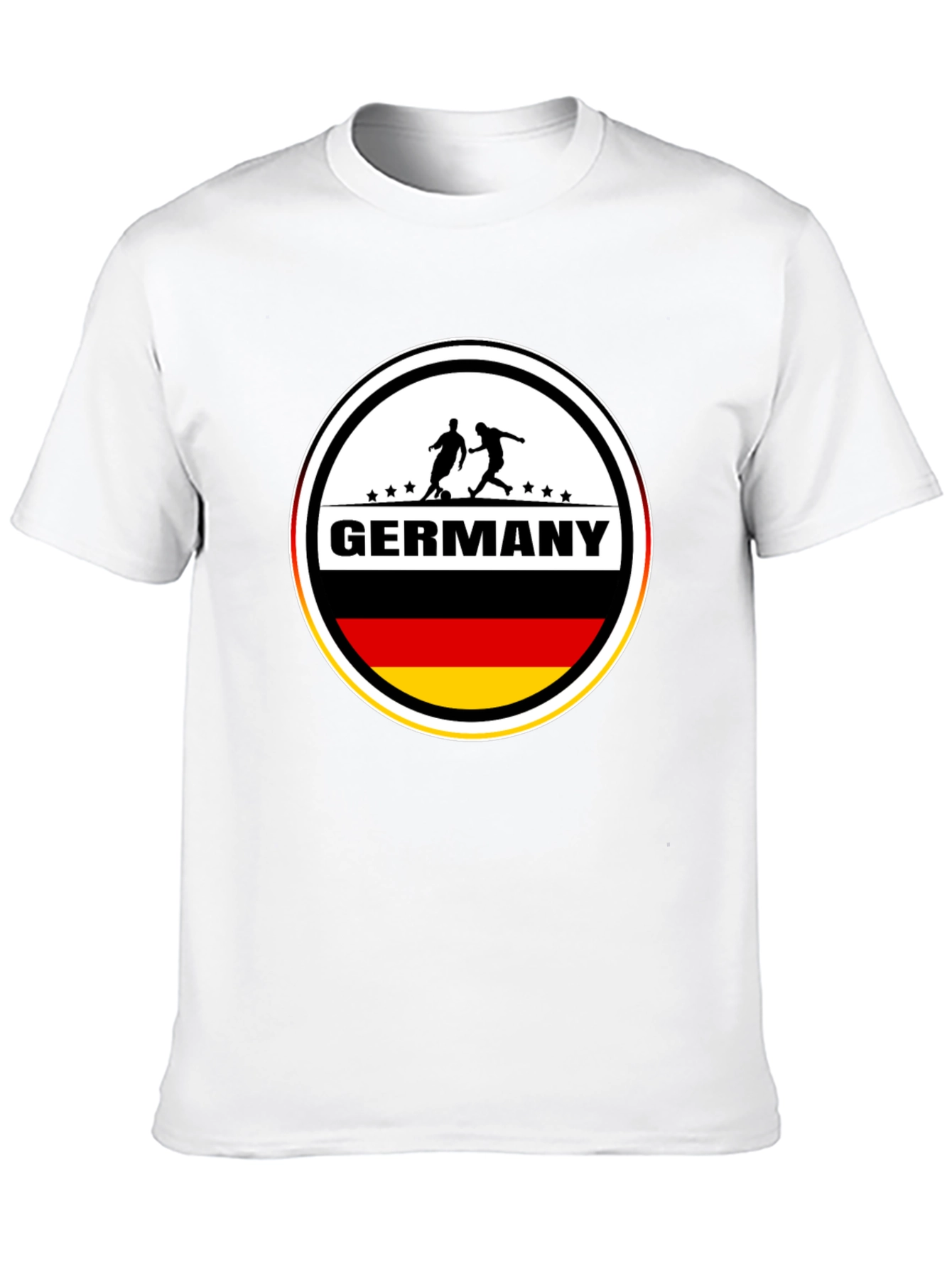 Germany Soccer T-Shirt - Black German Football Tee