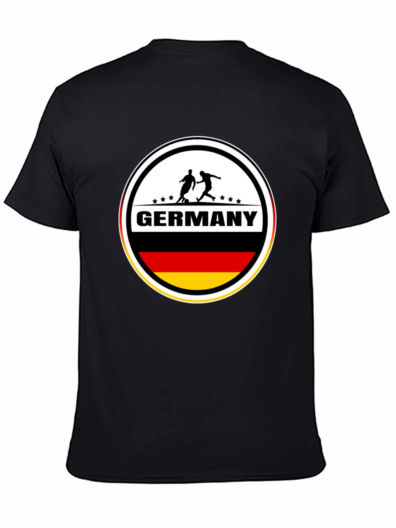 Germany Soccer T-Shirt - Black German Football Tee