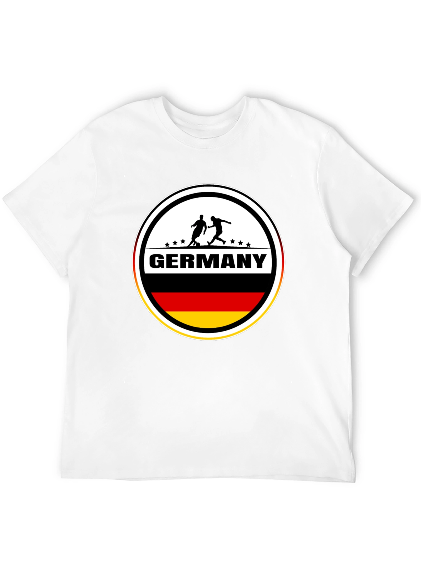 Germany Soccer T-Shirt - Black German Football Tee