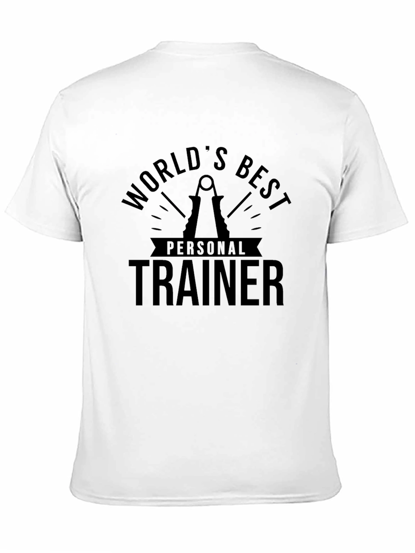 Worlds Best Personal Trainer Black Graphic Tee
