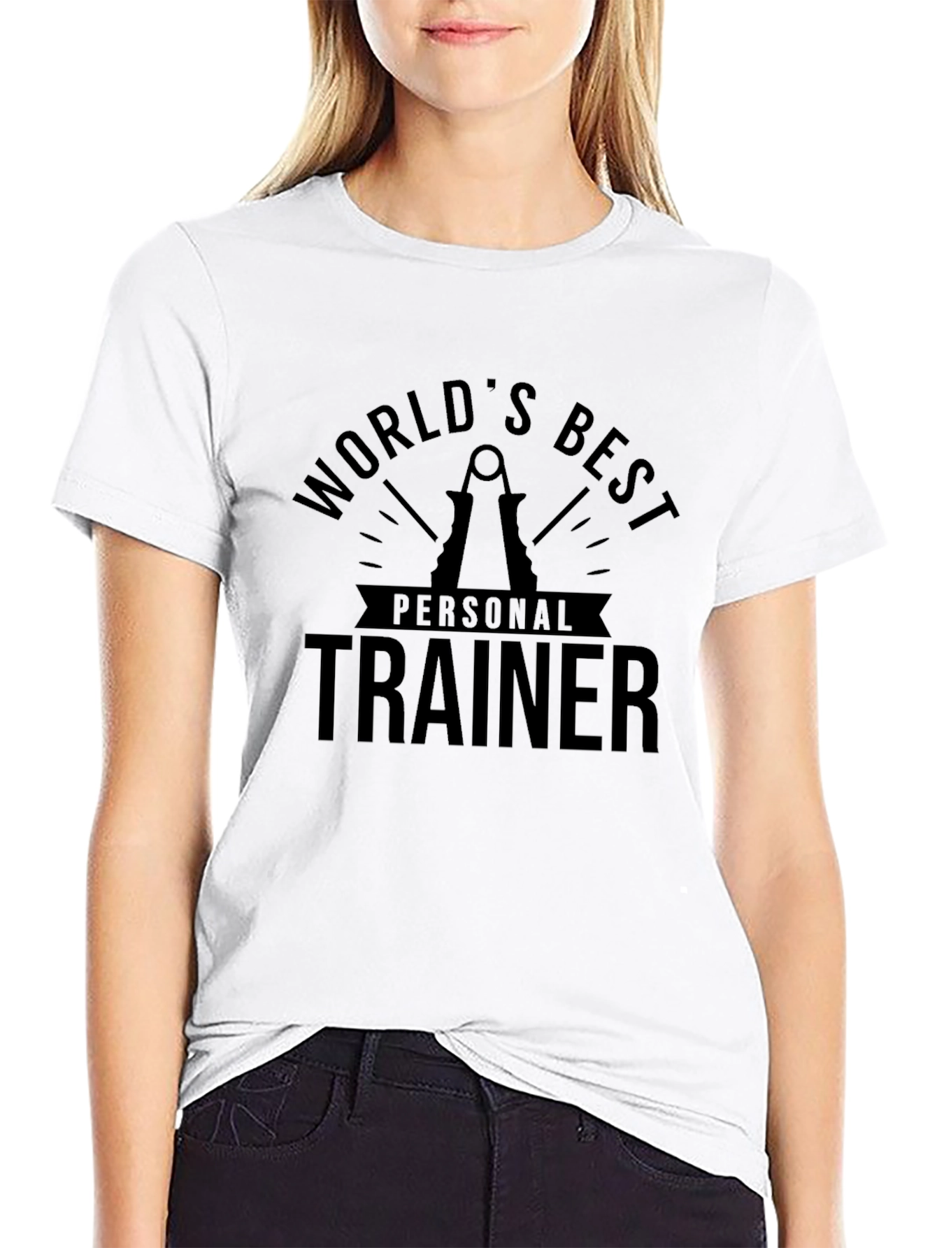 Worlds Best Personal Trainer Black Graphic Tee