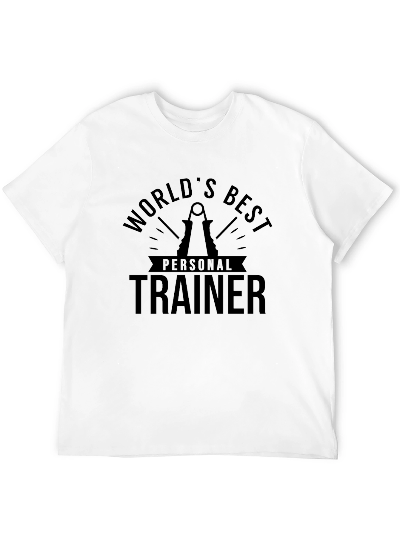 Worlds Best Personal Trainer Black Graphic Tee