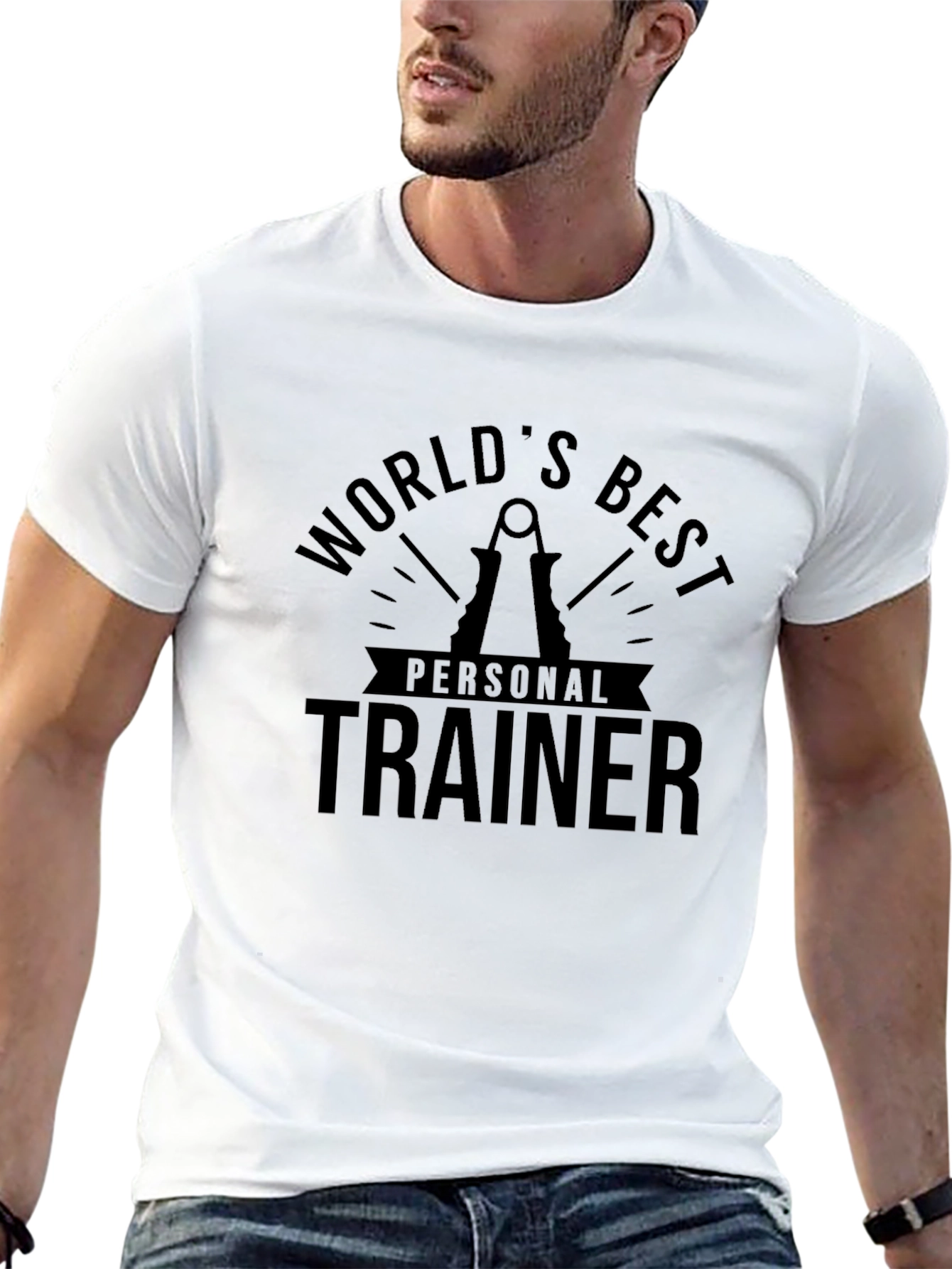 Worlds Best Personal Trainer Black Graphic Tee
