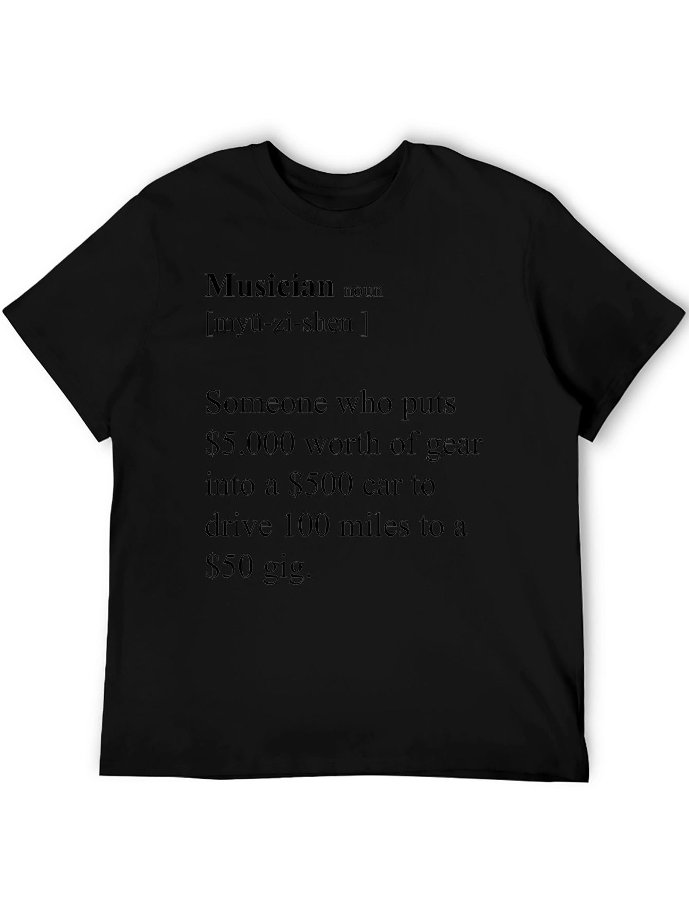 Musician Definition T-Shirt - Funny Musician Gift