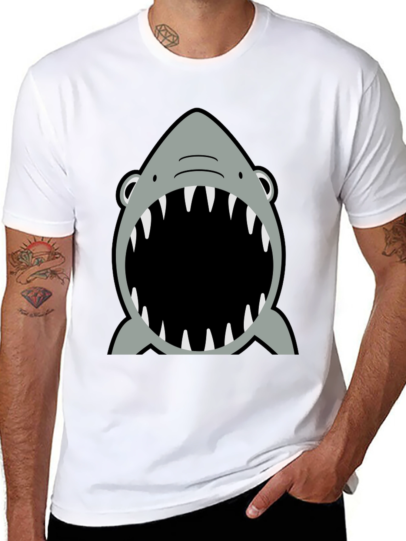 Shark Attack T-Shirt - Graphic Tee