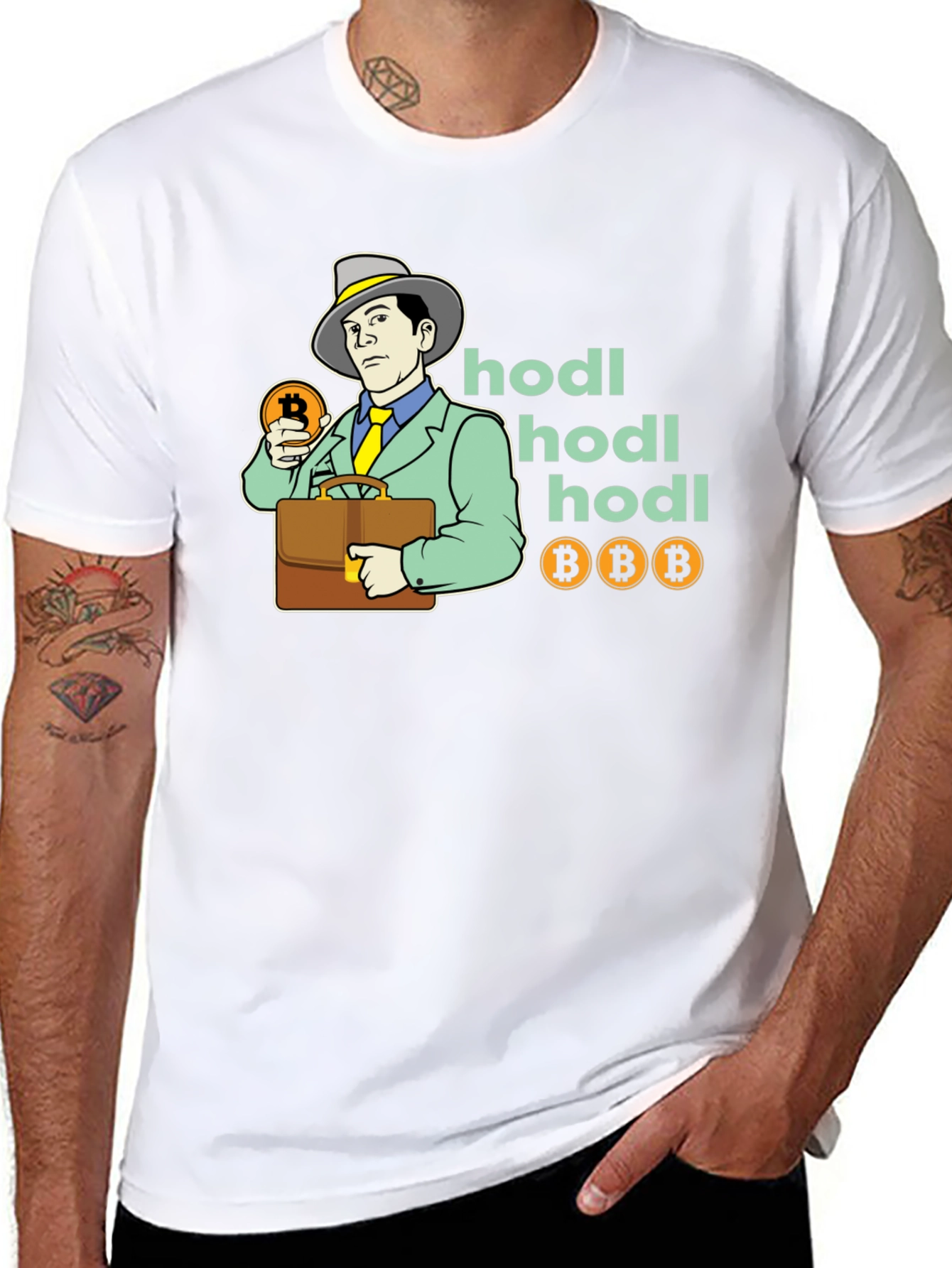HODL Bitcoin Crypto Trader T-Shirt