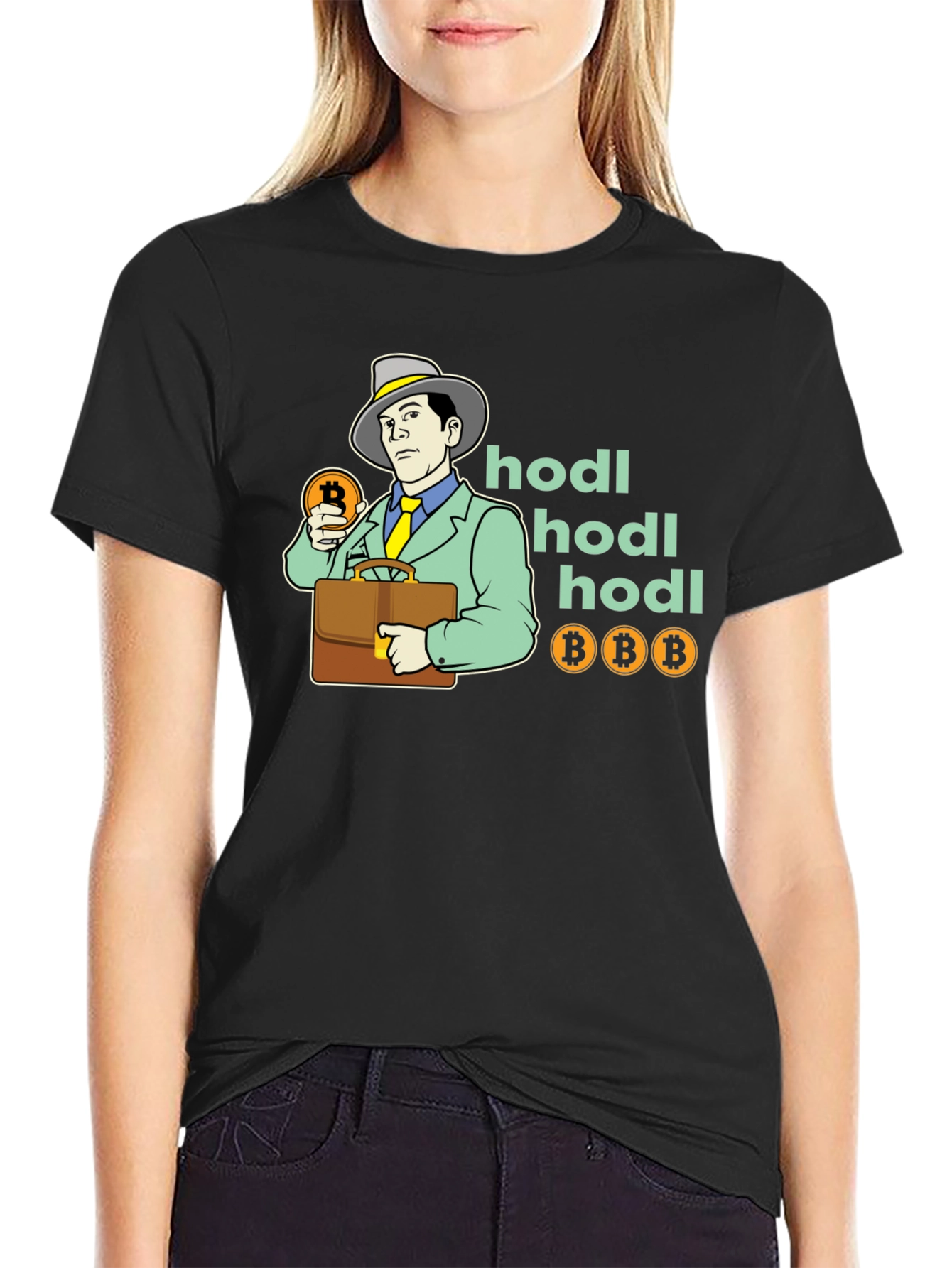 HODL Bitcoin Crypto Trader T-Shirt