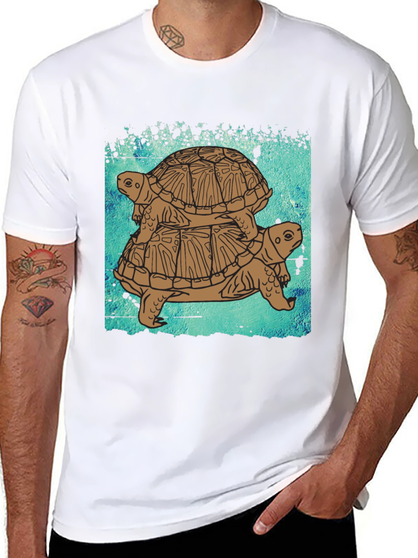 Turtle Tower Graphic Tee
