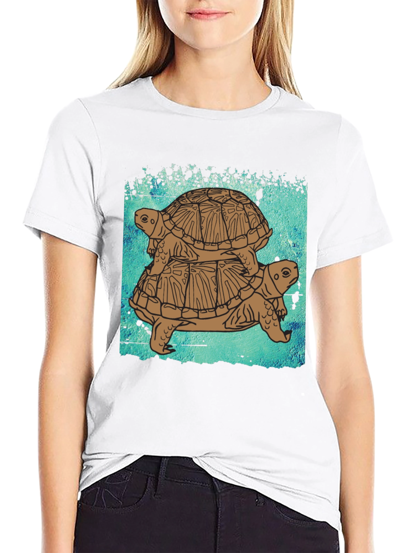 Turtle Tower Graphic Tee