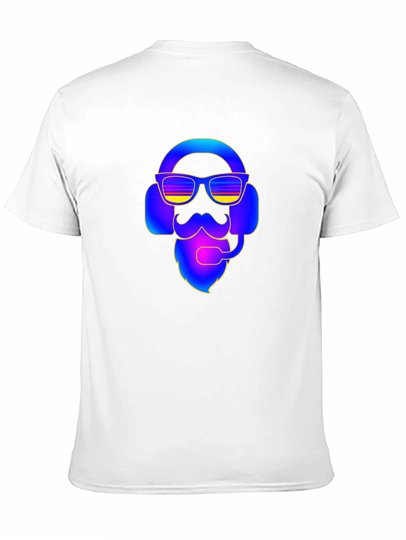Cool Gamer Bearded Headset T-Shirt