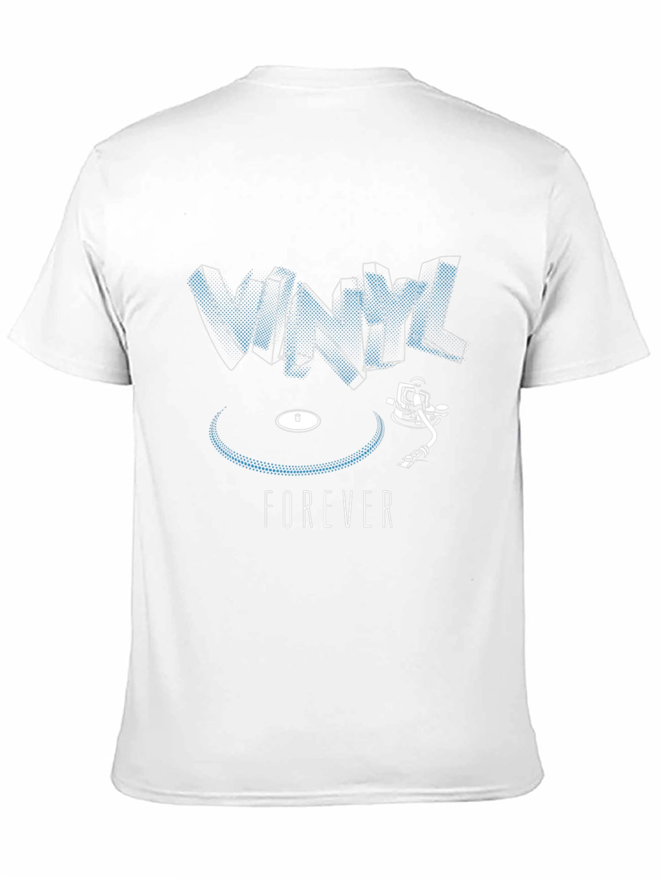 Vinyl Forever Graphic T-Shirt - Black Cotton Tee