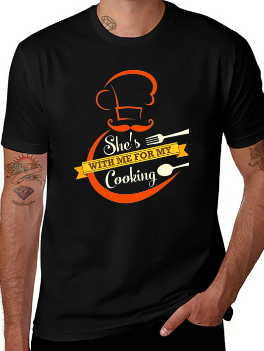 Chef Cooking Partner Black T-Shirt