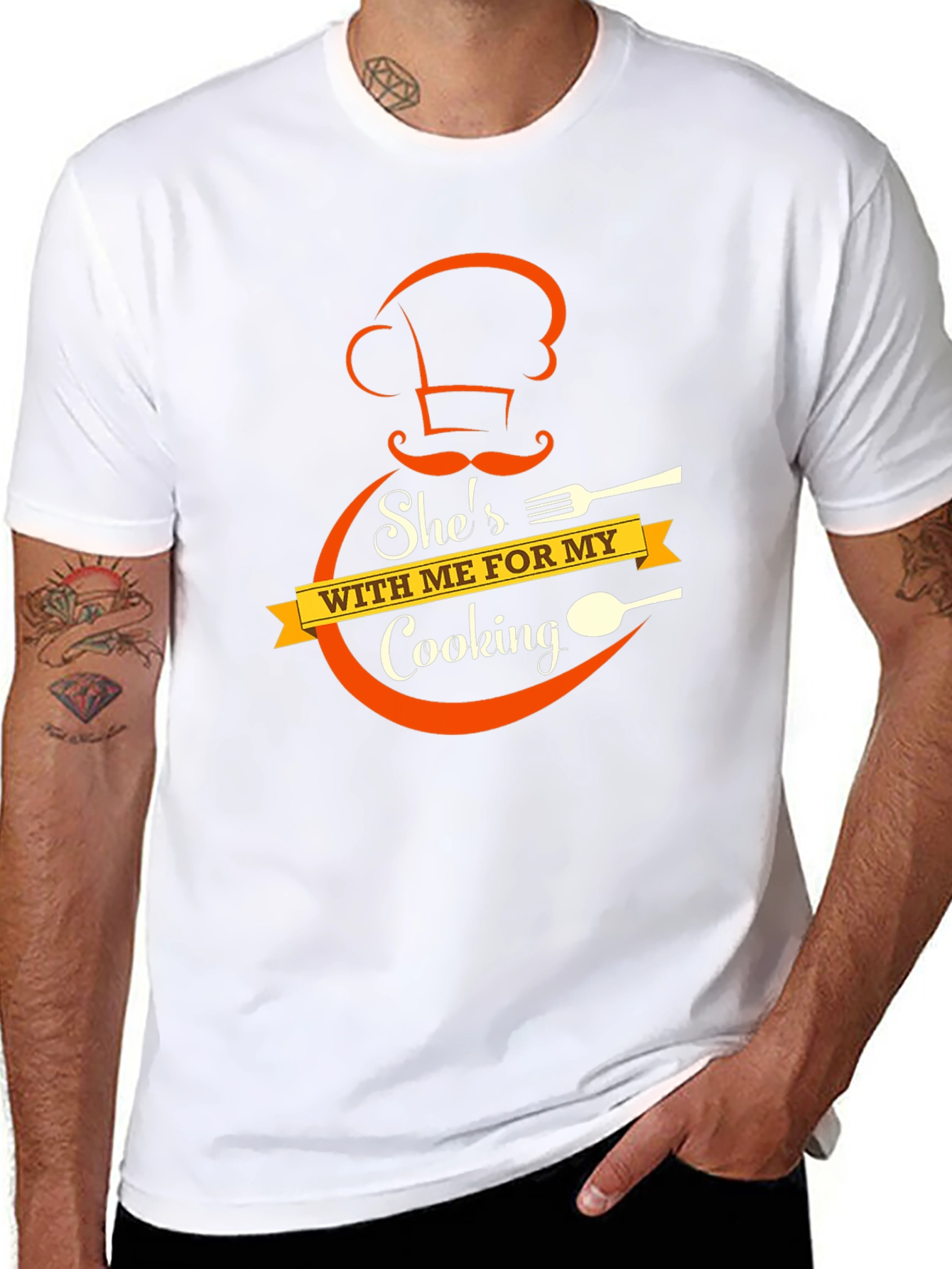 Chef Cooking Partner Black T-Shirt