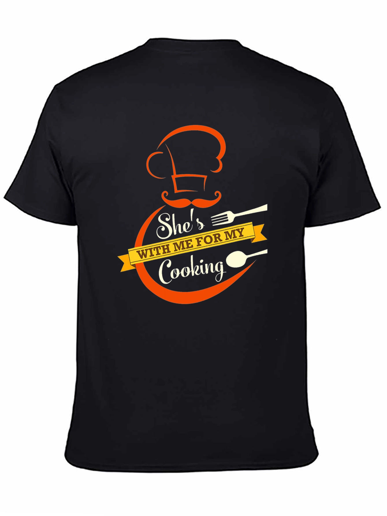Chef Cooking Partner Black T-Shirt