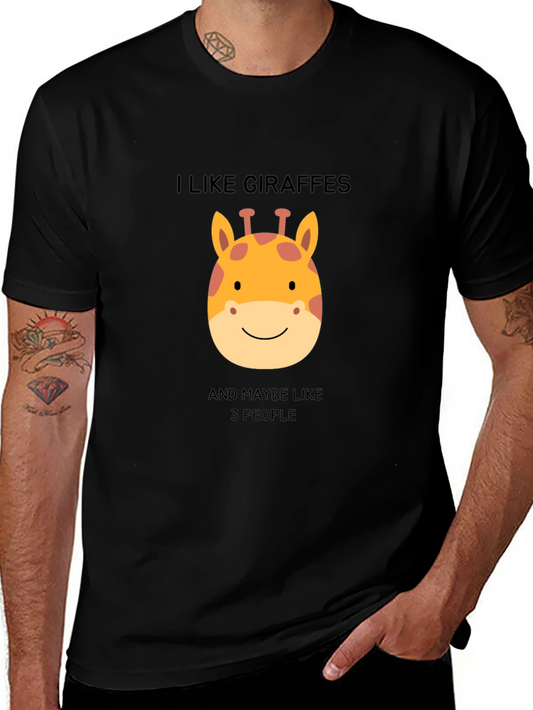 I Like Giraffes T-Shirt - Funny Animal Lover Tee