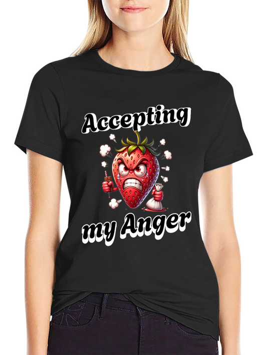 Accepting My Anger Black T-Shirt