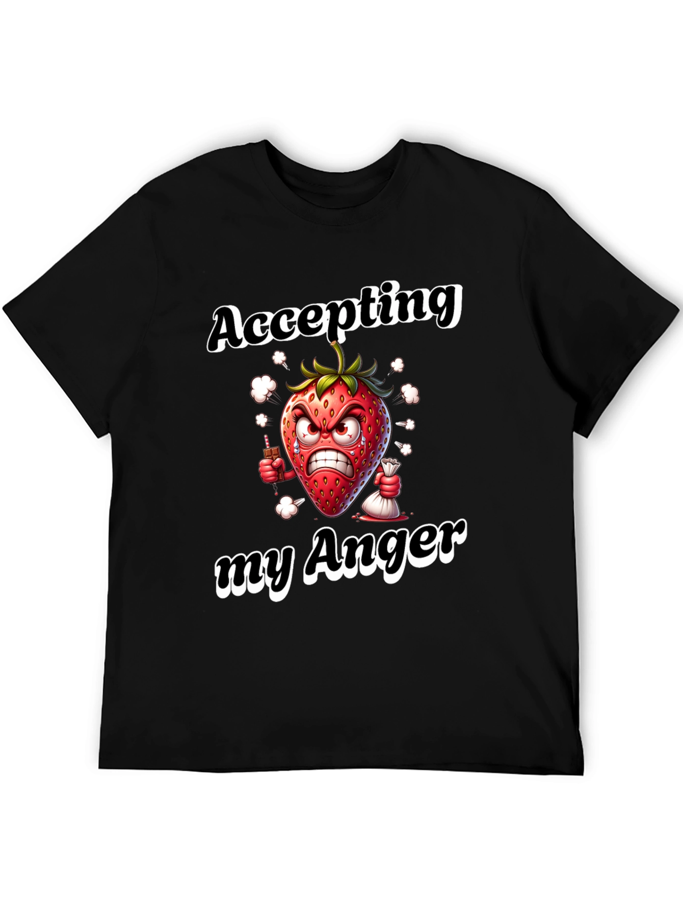 Accepting My Anger Black T-Shirt
