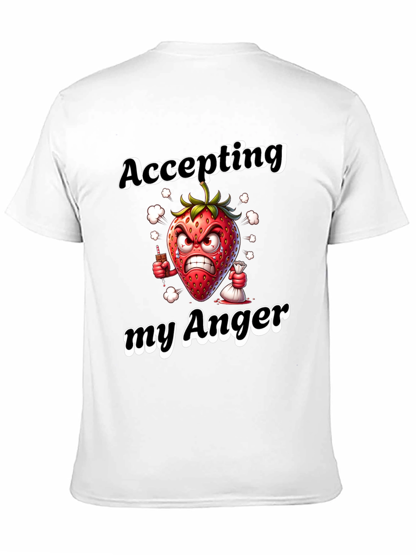 Accepting My Anger Black T-Shirt