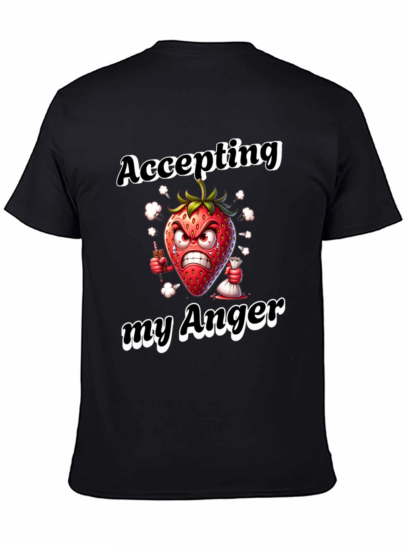 Accepting My Anger Black T-Shirt