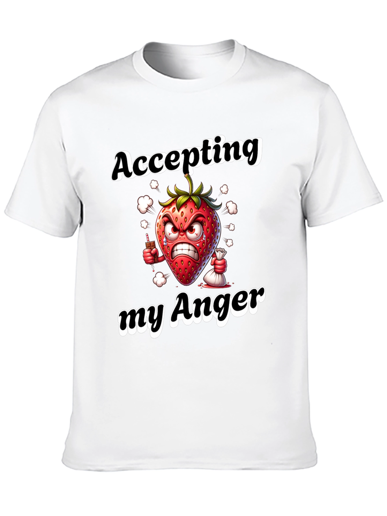 Accepting My Anger Black T-Shirt