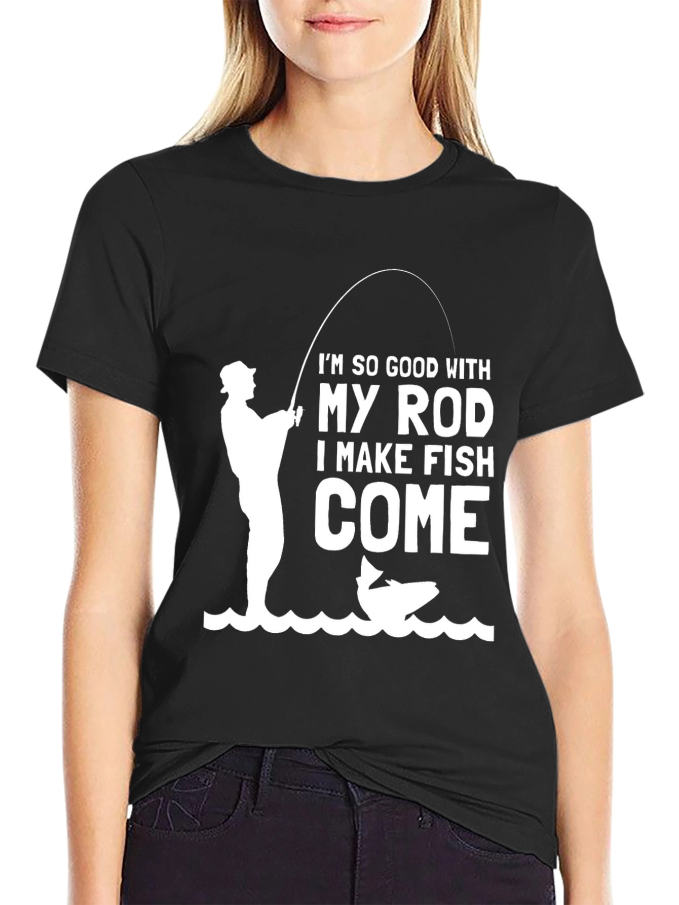 Funny Fishing T-Shirt - So Good With My Rod