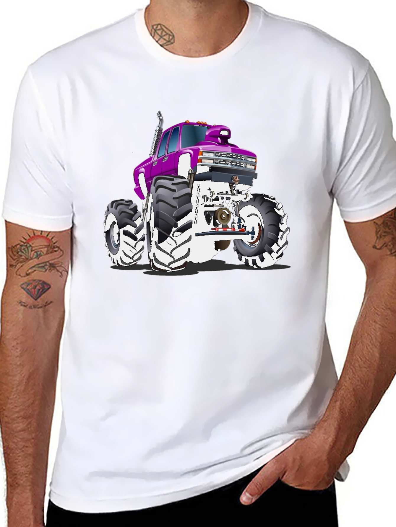 Monster Truck Graphic Tee - Black