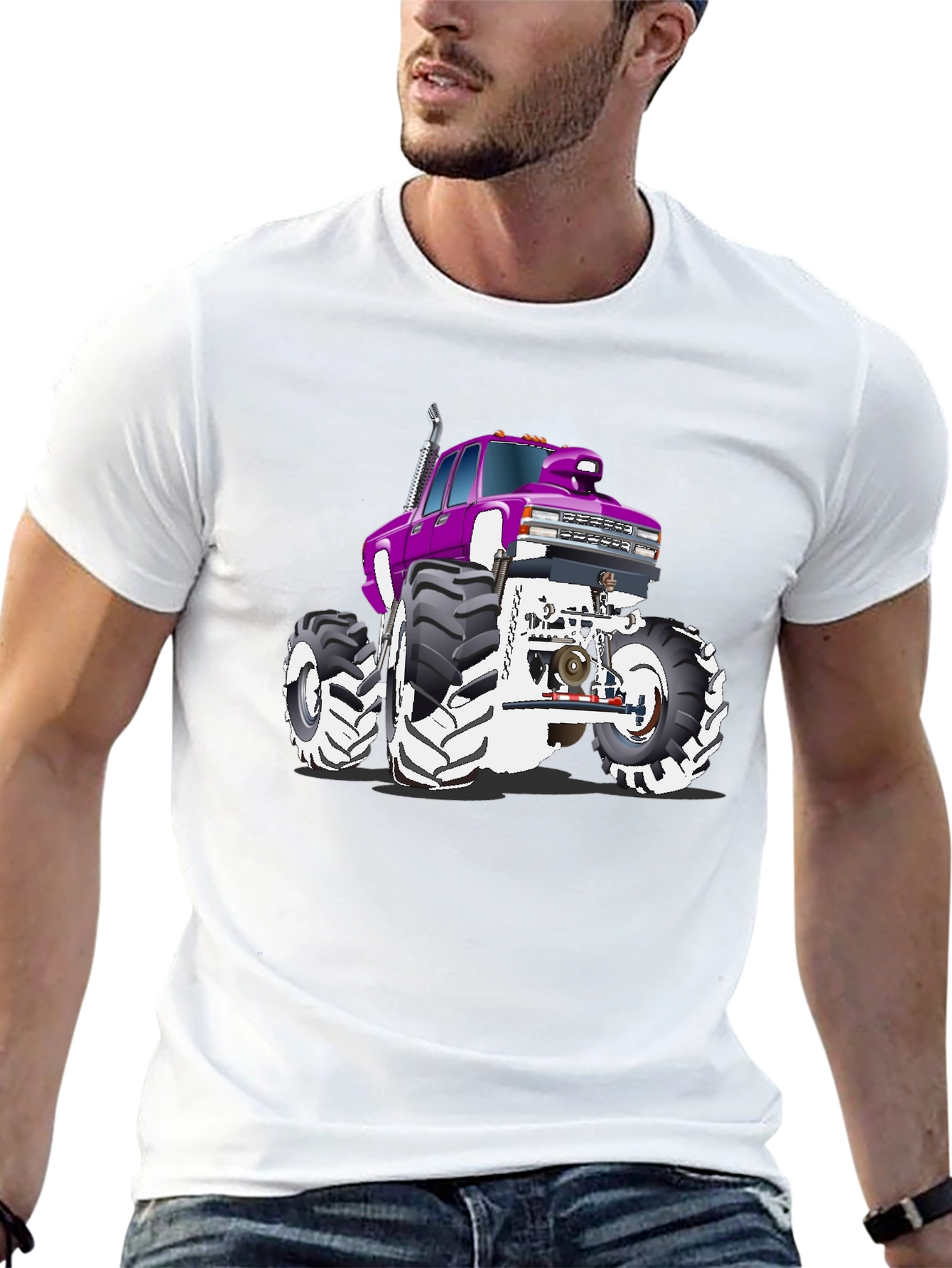 Monster Truck Graphic Tee - Black