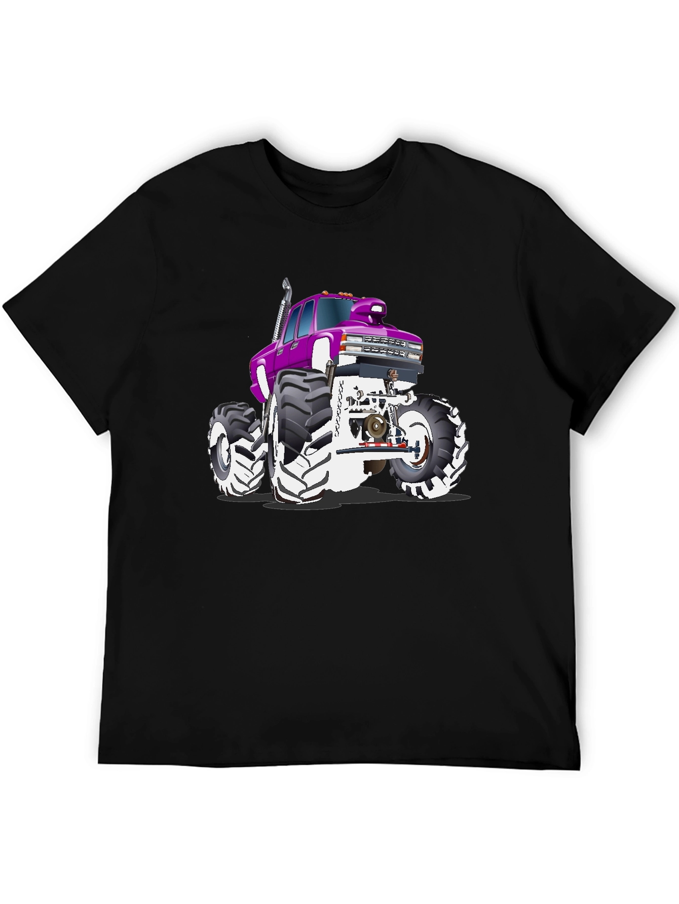 Monster Truck Graphic Tee - Black