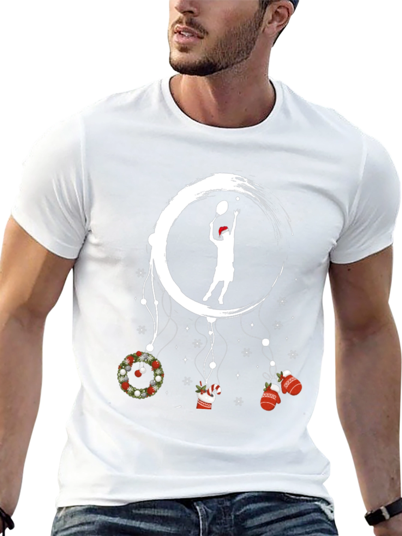Christmas Tennis Dream Catcher T-Shirt