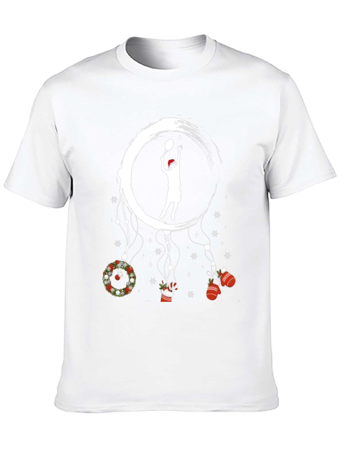 Christmas Tennis Dream Catcher T-Shirt