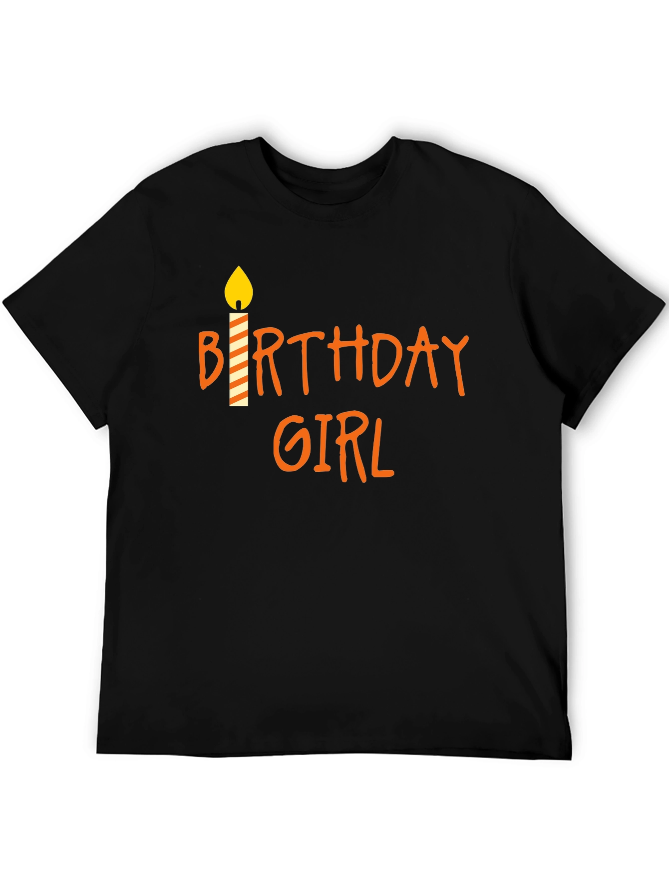 Birthday Girl T-Shirt - Candle Design