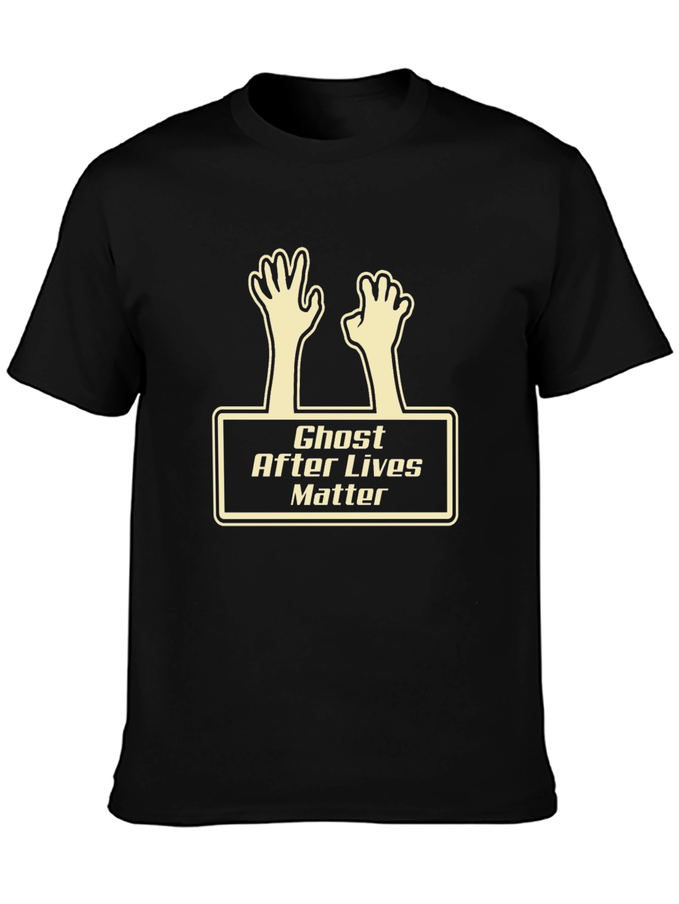 Ghost After Lives Matter Funny Graphic Tee