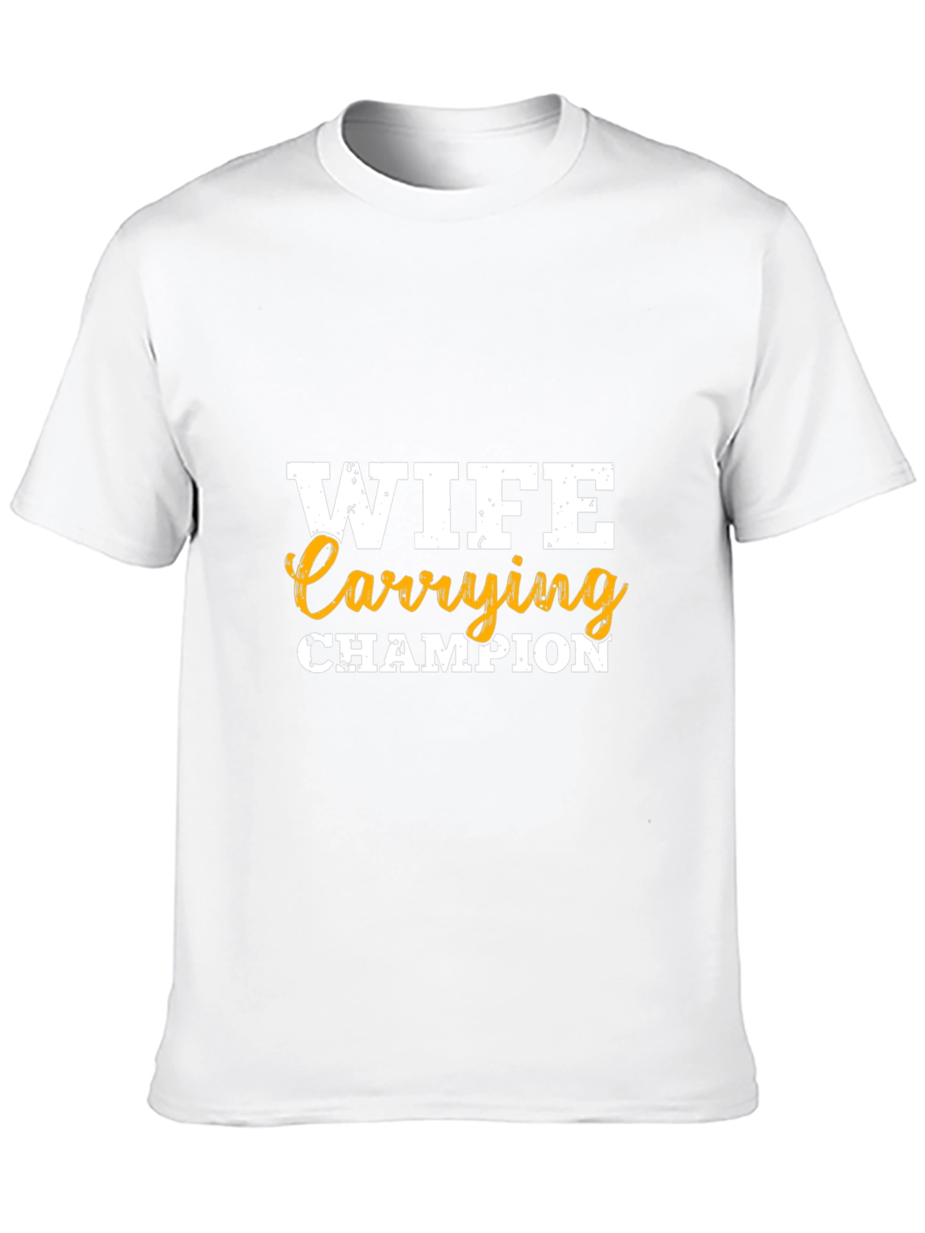Wife Carrying Champion Graphic Tee - Funny Husband Shirt